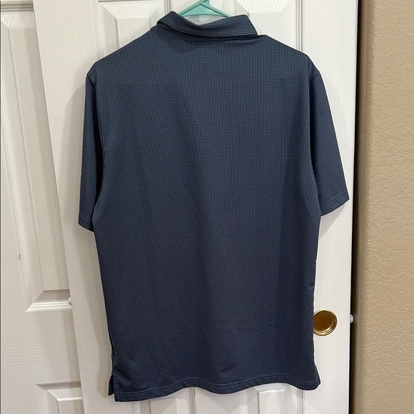 Travis Mathew Blue Polo Shirt Cotton Blend size medium - Picture 6 of 6